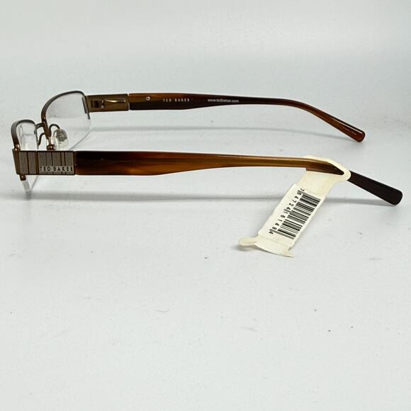 TED BAKER “STARDUST” Eyeglasses Frame Only B178 EBOHalf Rimless 51-18-140 19543 - Picture 2 of 8